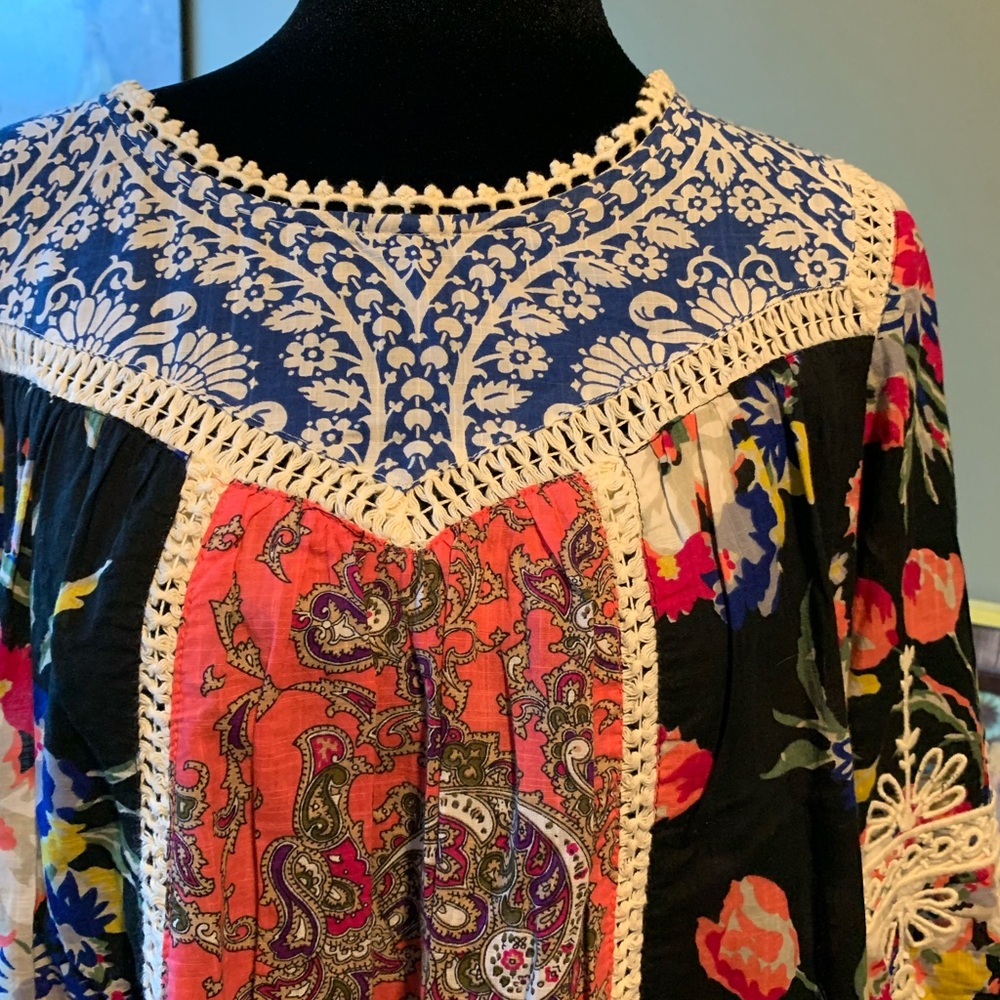 Floral Paisley Boho Dress